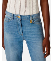 ELISABETTA FRANCHI LIGHT BLUE PALAZZO JEANS