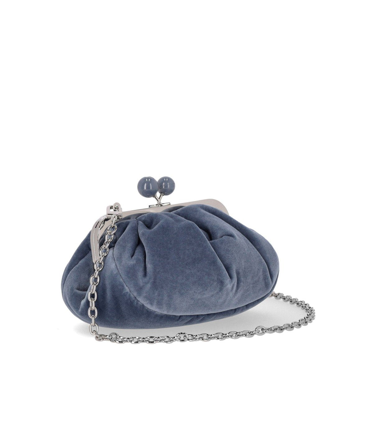 CLUTCH PASTICCINO GIOCHI VELLUTO SMALL CELESTE MAX MARA WEEKEND