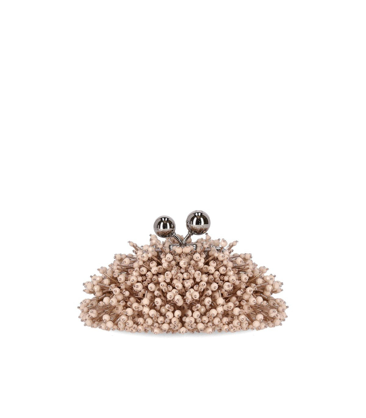 MAX MARA WEEKEND PASTICCINO DOTTO NANO ROZE CLUTCH