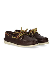 SPERRY BROWN LEATHER LOAFER