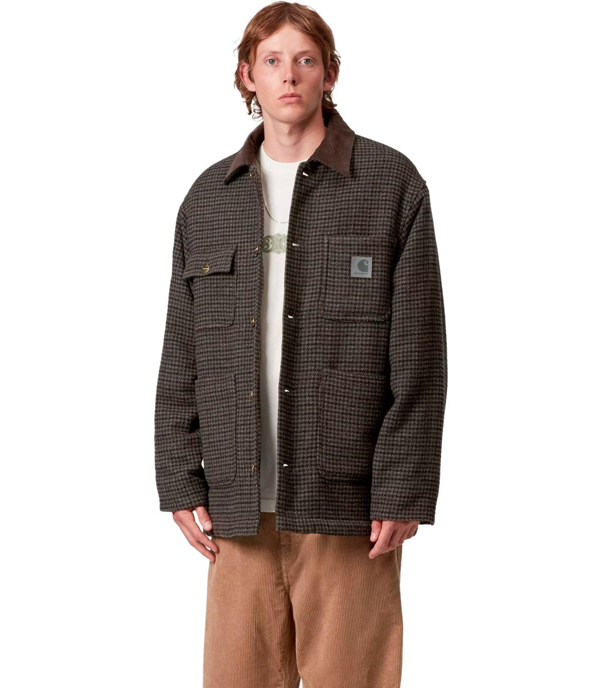 GIUBBOTTO LOWIS CHORE VITOLA HEATHER CARHARTT WIP