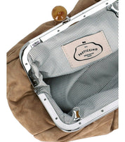 MAX MARA WEEKEND PASTICCINO VALOIS SMALL SAND CLUTCH