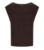 MM MAX MARA RANGHI BRAUNE STRICK-WESTE