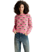 ESSENTIEL ANTWERP HIROYAL PINK CREWNECK SWEATER