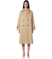MAX MARA WEEKEND NINFA BEIGE TRENCH COAT