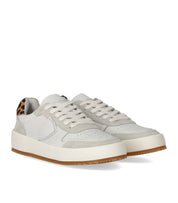 PHILIPPE MODEL NICE LOW ANIMALIER WHITE SNEAKER