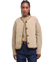 BARBOUR LUCIANA FLEECE NATURAL VEST