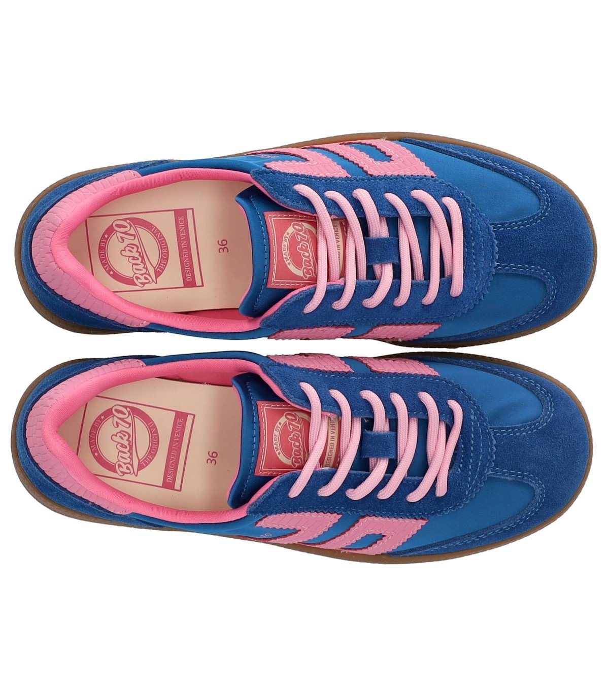 BACK70 GHOST SATIN BLUE SNEAKER