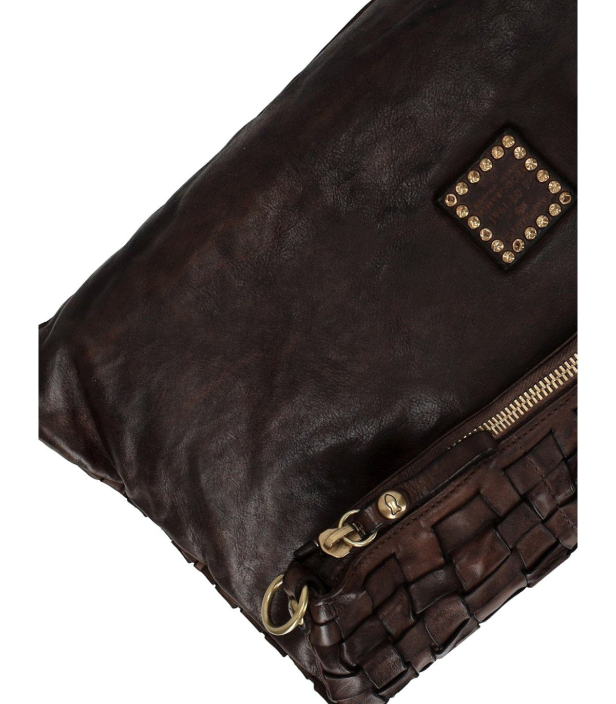 CAMPOMAGGI CARLA L DUNKELBRAUNE SCHULTERTASCHE