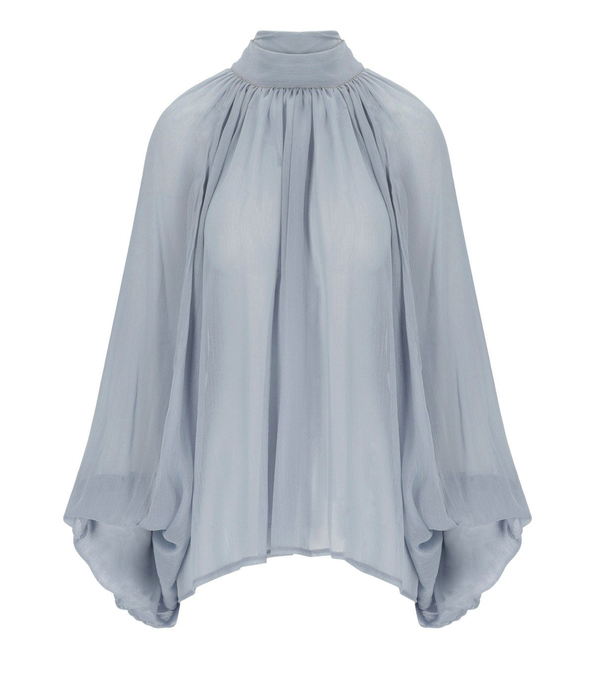 K.K. LICHTBLAUWE BLOUSE