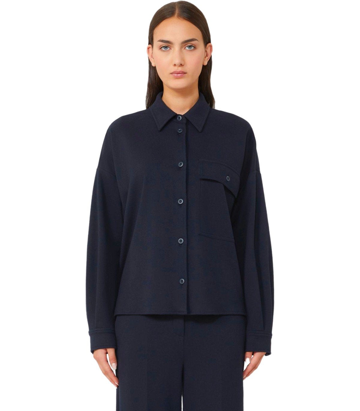 CHAQUETA CAMISERA NANCY AZUL MAX MARA WEEKEND
