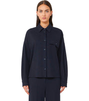 CHAQUETA CAMISERA NANCY AZUL MAX MARA WEEKEND