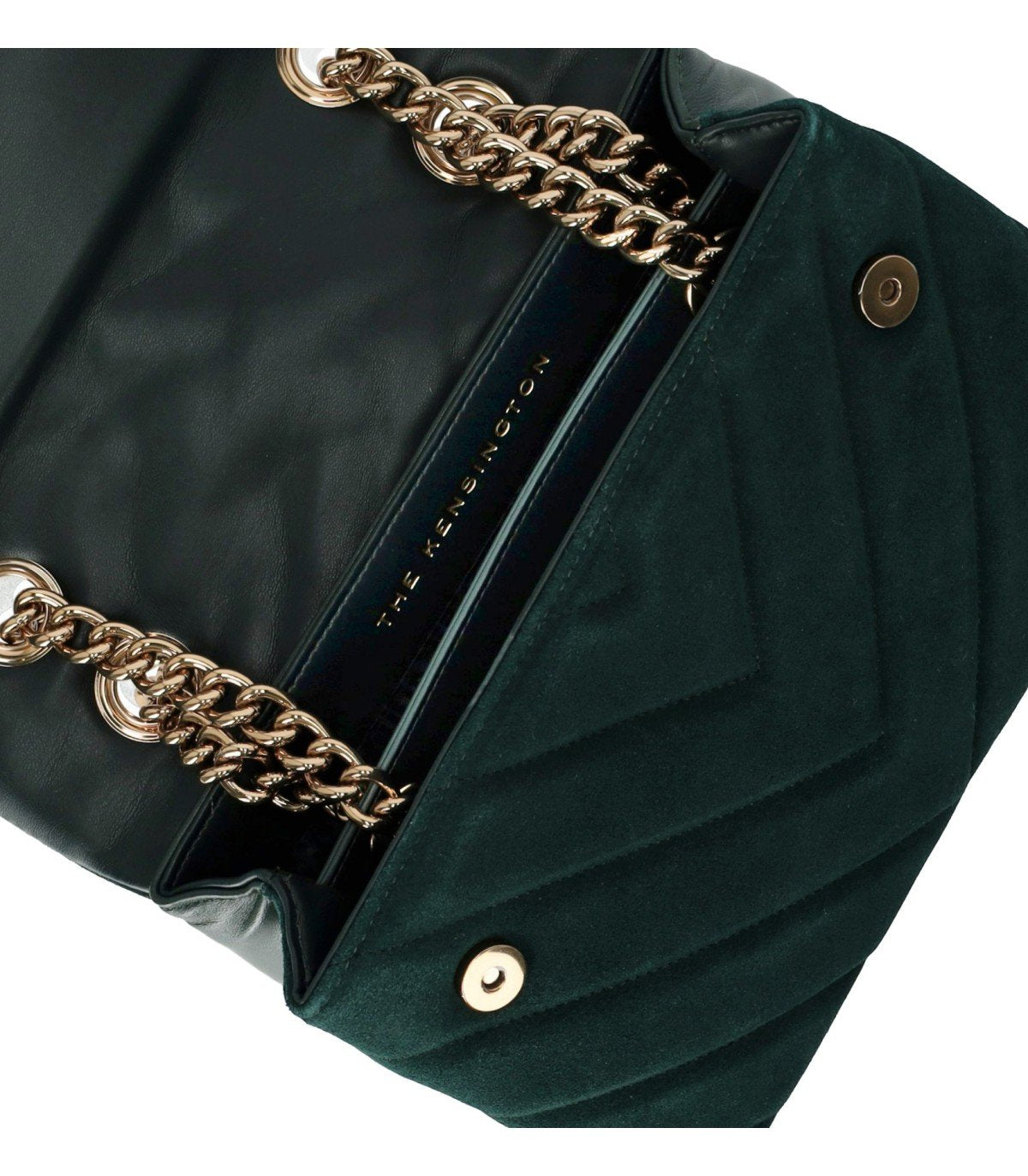 KURT GEIGER KENSINGTON LARGE GRÜNE SCHULTERTASCHE