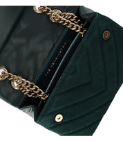 KURT GEIGER KENSINGTON LARGE GRÜNE SCHULTERTASCHE