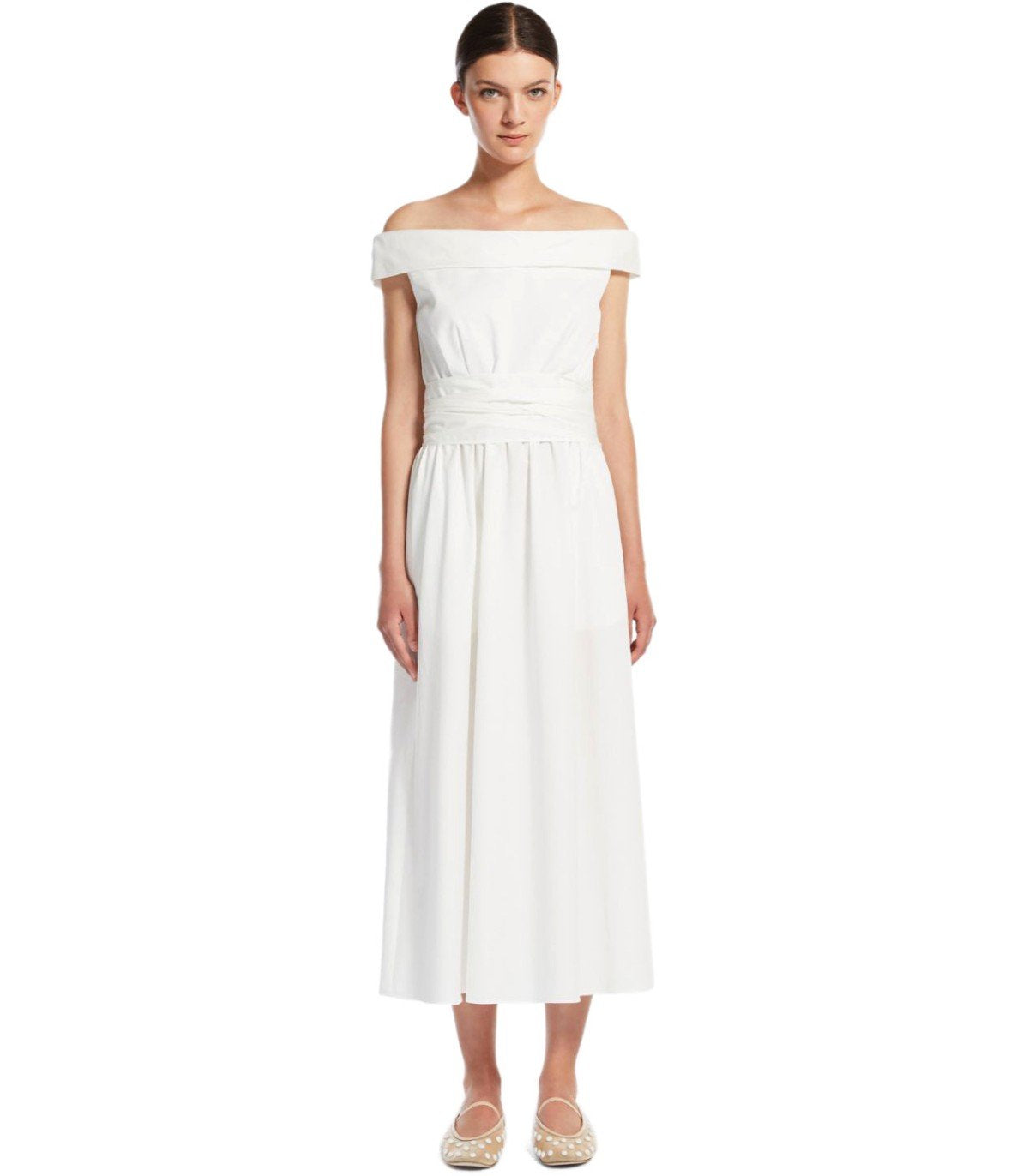 MAX MARA WEEKEND PROSIT WHITE DRESS