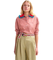 ESSENTIEL ANTWERP JAMMER BEIGE WIDE LEG HOSE