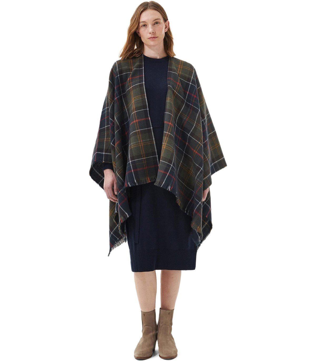 BARBOUR MONTIETH CLASSIC TARTAN CAPE