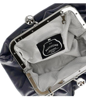 MAX MARA WEEKEND PASTICCINO PRATI SMALL NAVY BLUE CLUTCH