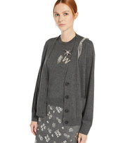 MAX MARA WEEKEND DECANO GREY TWIN SET