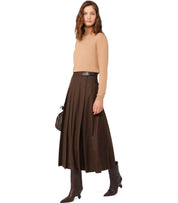 MAX MARA WEEKEND FASTOSO CHOCOLATE SKIRT