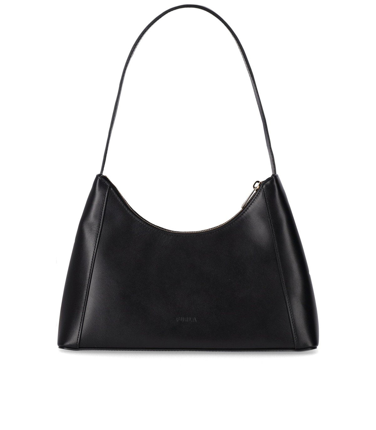 FURLA DIAMANTE S BLACK SHOULDER BAG