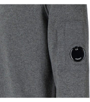 C.P. COMPANY GRS GUNMETAL TURTLENECK SWEATER