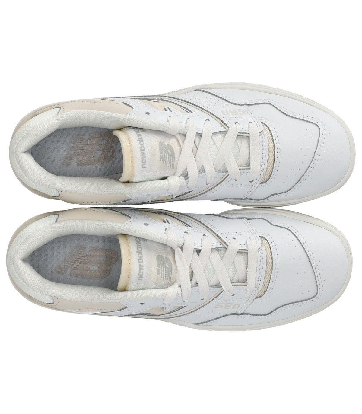 ウィメンズ New Balance 550 Cream White NEW BALANCE 550 WHITE CREAM SNEAKER – FerrarisBoutique