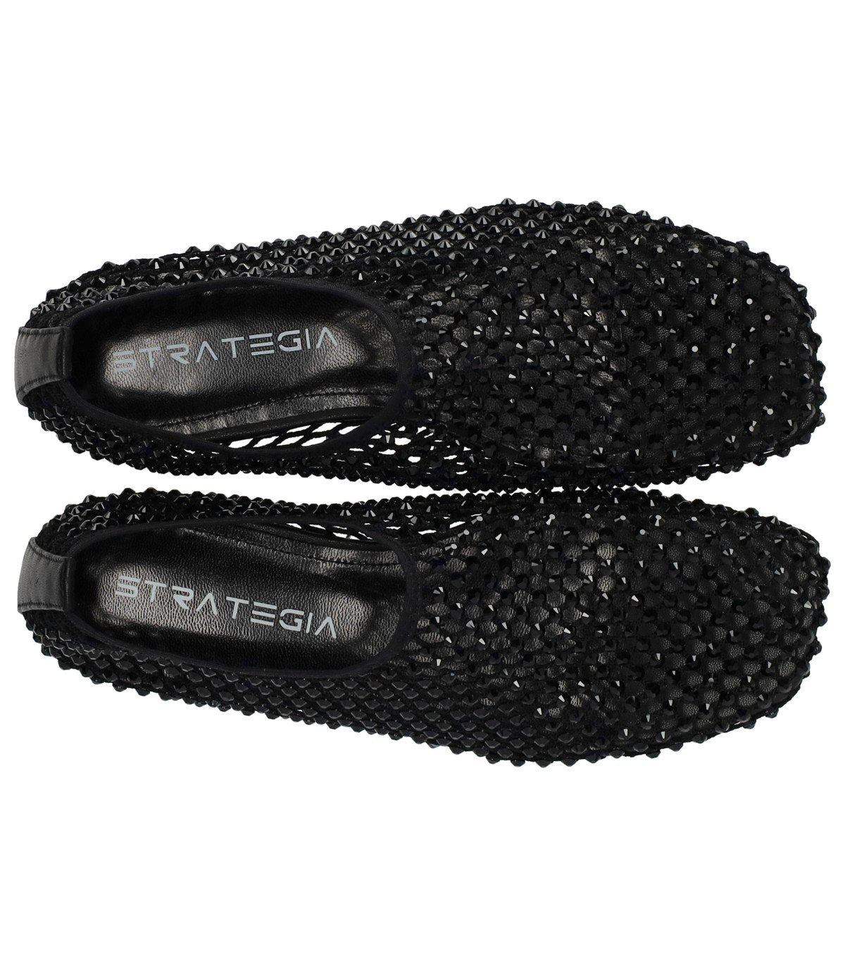 STRATEGIA JEWELS ZWARTE SLIP-ON