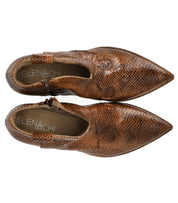 ELENA IACHI TOBACCO TEXAN ANKLE BOOT