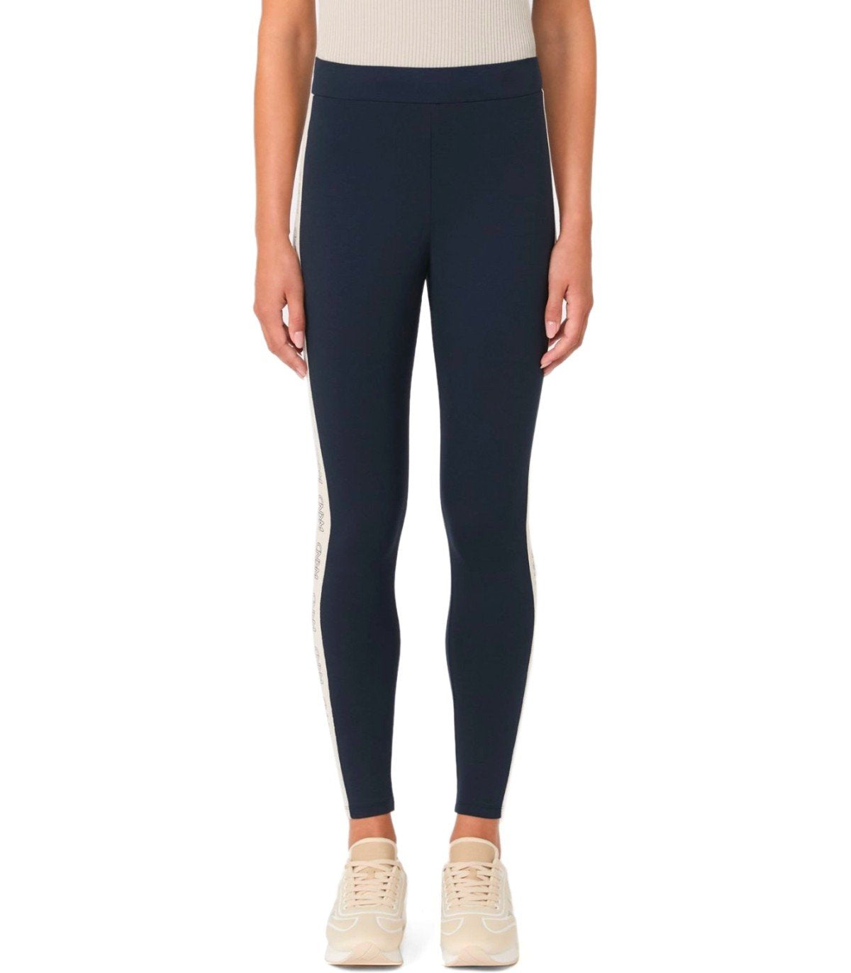 MAX MARA WEEKEND BASILIO BLAUE LEGGINGS