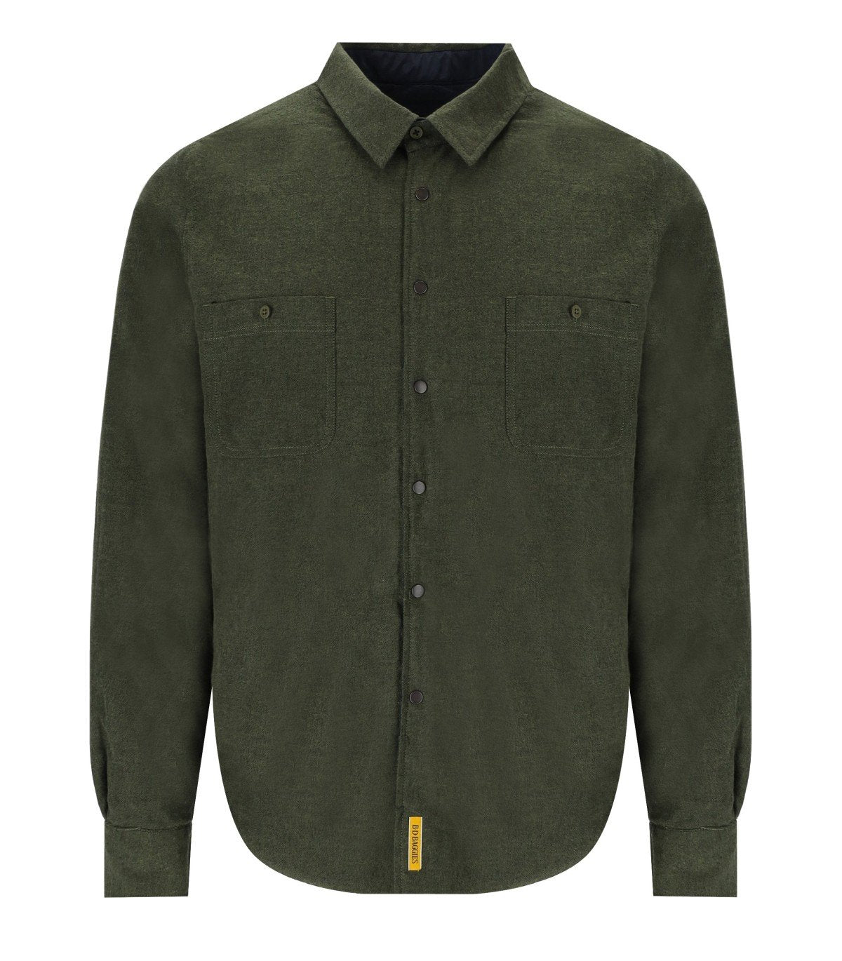 B-D BAGGIES BALTIMORA BLUE AND GREEN REVERSIBLE OVERSHIRT