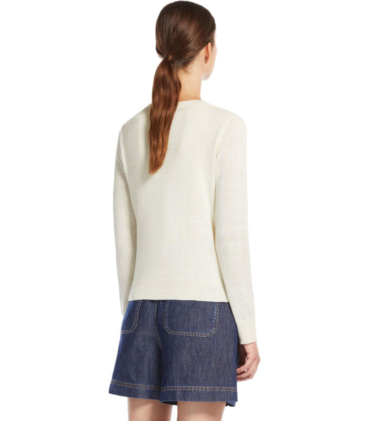 MAX MARA WEEKEND MARABU ECRU TWIN-SET