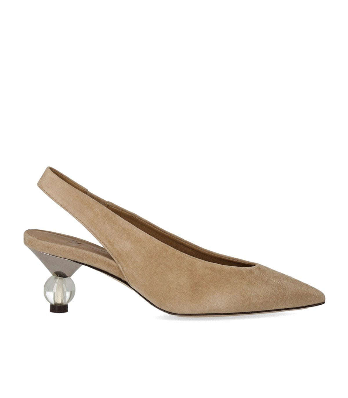 MAX MARA WEEKEND ORMA BEIGE SLINGBACK PUMPS