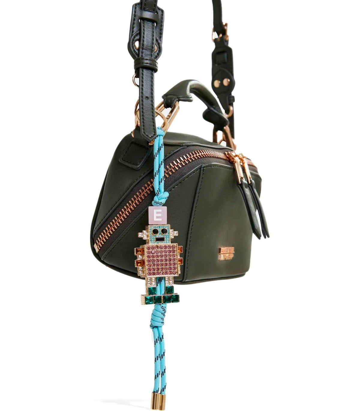 ESSENTIEL ANTWERP HOLLIVER LIGHT BLUE KEYCHAIN
