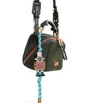 ESSENTIEL ANTWERP HOLLIVER LIGHT BLUE KEYCHAIN
