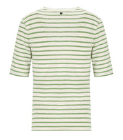 MAX MARA WEEKEND OPZIONE GREEN STRIPED T-SHIRT