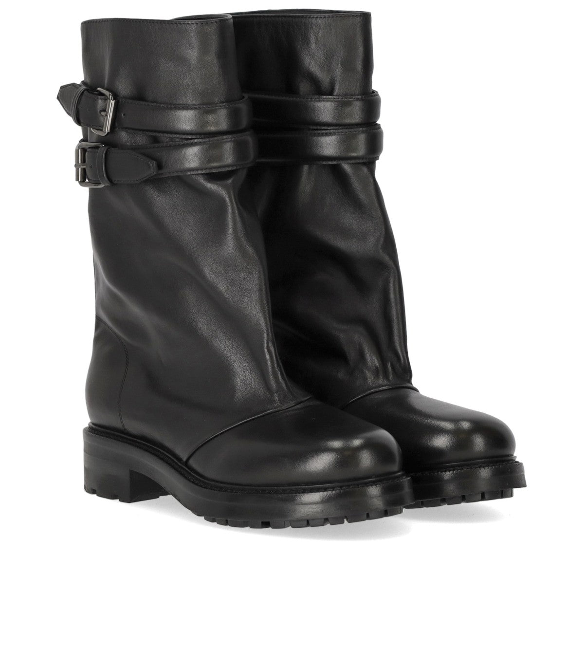 STRATEGIA SCHWARZER BIKER STIEFEL