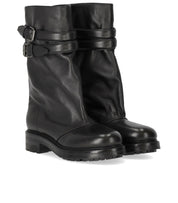 STRATEGIA SCHWARZER BIKER STIEFEL