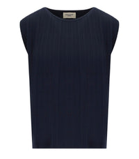 MAX MARA WEEKEND ERE BLUE TOP - S