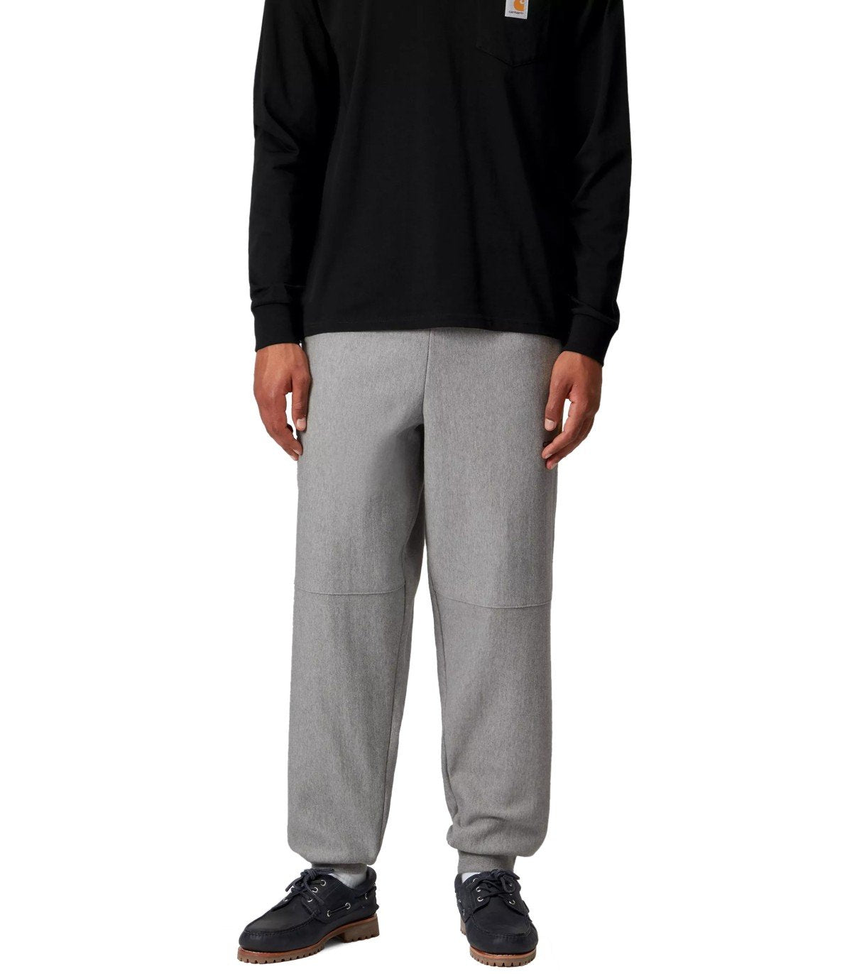CARHARTT WIP AMERICAN SCRIPT GREY SWEATPANTS