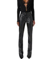 PANTALÓN NEGRO ESTAMPADO COCOCO ELISABETTA FRANCHI