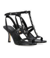 MICHAEL KORS NARA BLACK HEELED SANDAL