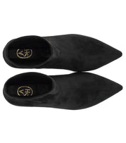 ASH VIVA SCHWARZ WILDLEDER STIEFELETTE MIT ABSATZ