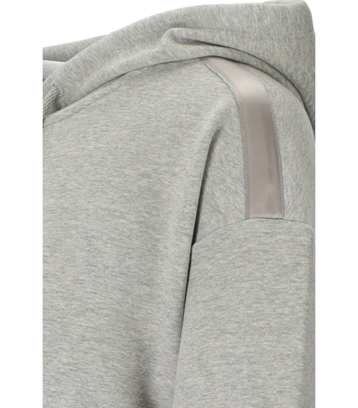 SWEAT-SHIRT À CAPUCHE ANGORA GRIS MM MAX MARA