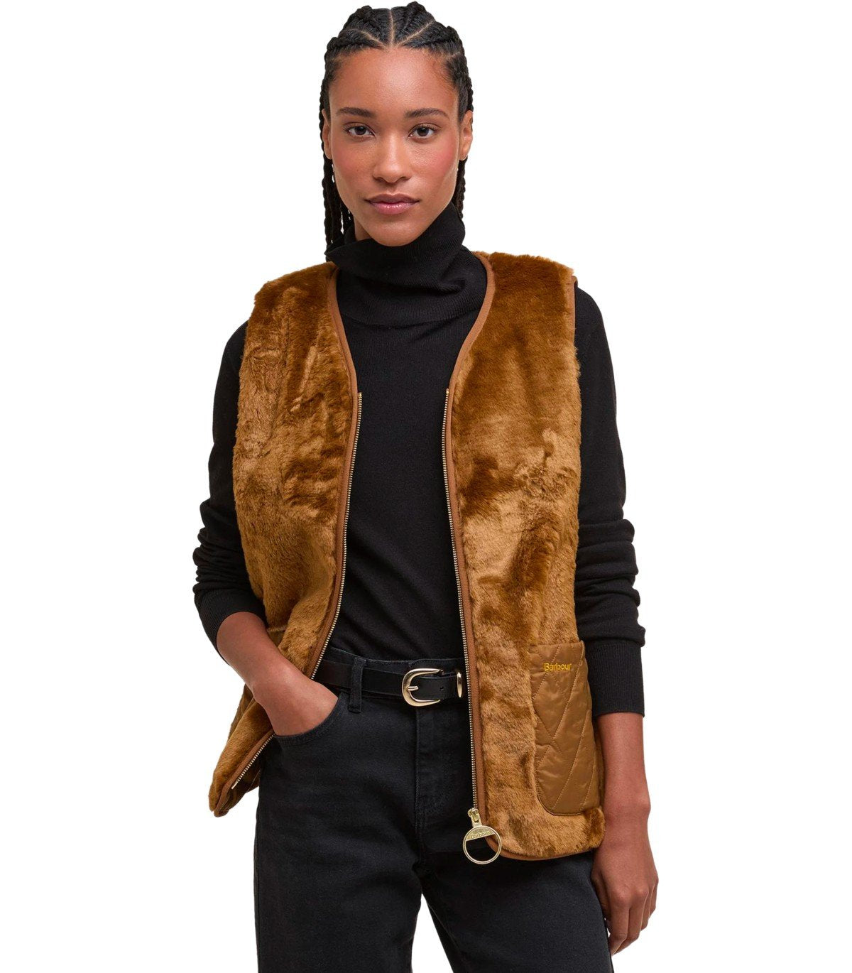 BARBOUR KARIN BROWN VEST