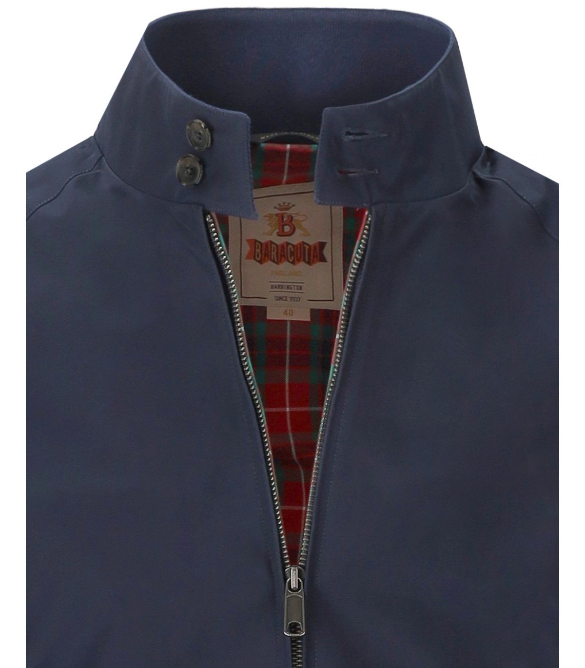 BARACUTA G9 HARRINGTON NAVY BLUE BOMBER JACKET