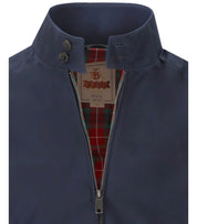 BARACUTA G9 HARRINGTON NAVY BLUE BOMBER JACKET