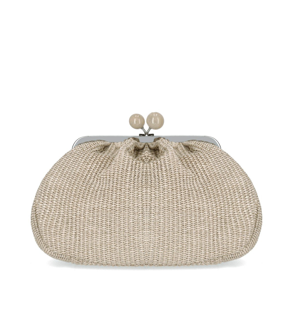 MAX MARA WEEKEND PASTICCINO FORTUNA MEDIUM BEIGE CLUTCH