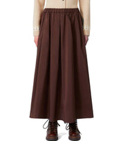 FALDA LARGA BRUNO1234 MARRÓN MAX MARA WEEKEND