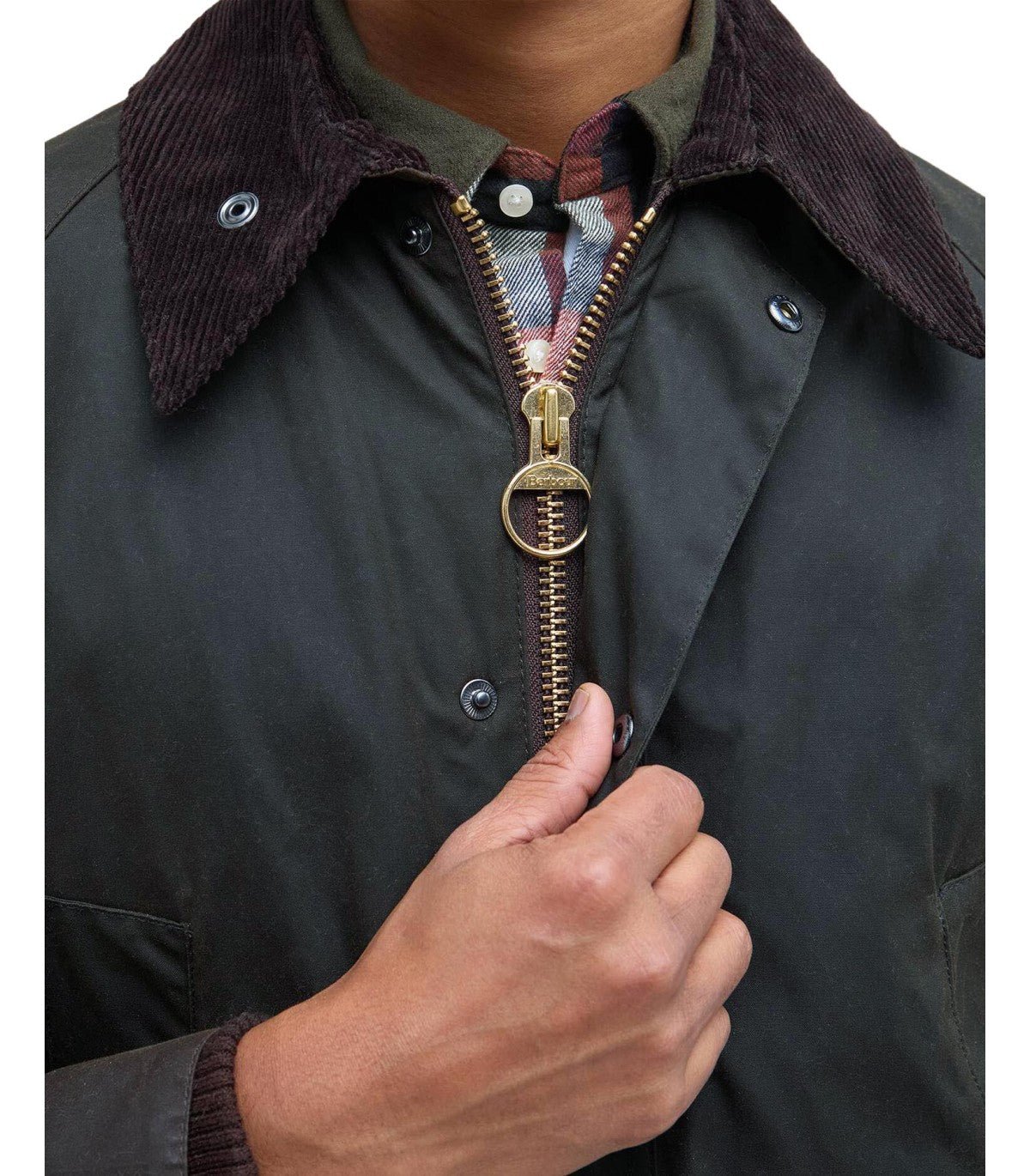 BARBOUR BEDALE WAX SALBEIGRÜNE JACKE